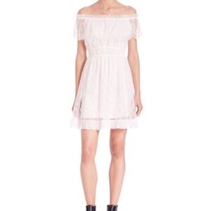 The Kooples Lace Off The Shoulder Dress Boho XXS